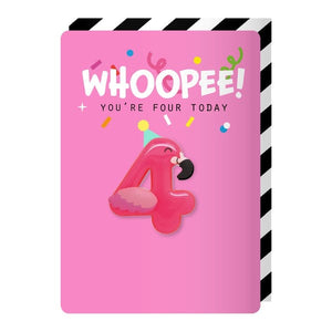 Hooray! Birthday Age magnet card