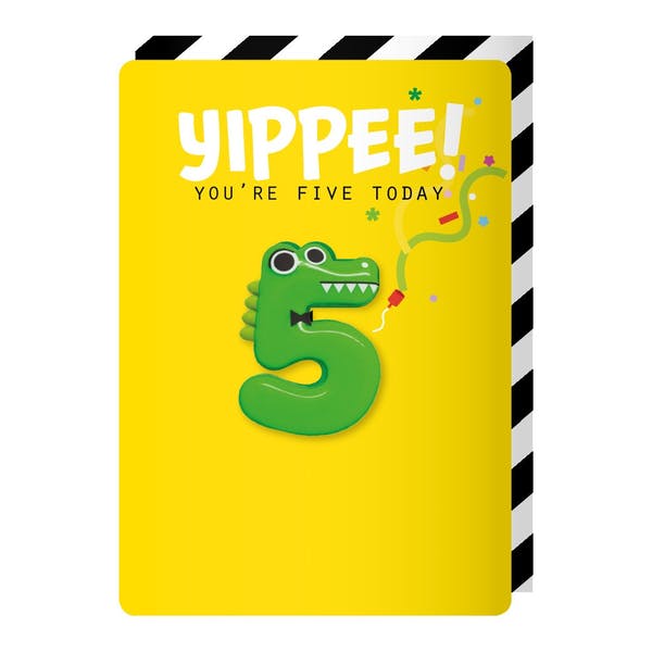 Hooray! Birthday Age magnet card