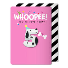 Load image into Gallery viewer, Hooray! Birthday Age magnet card
