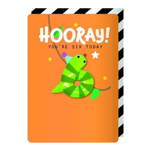 Hooray! Birthday Age magnet card