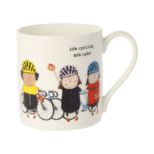 20% Cycling 80% Cake Mug