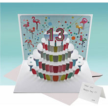 Load image into Gallery viewer, Forever POP UP Happy Birthday Age Cards - 16 to 100
