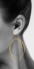 Load image into Gallery viewer, Oval Fold Drop Earring
