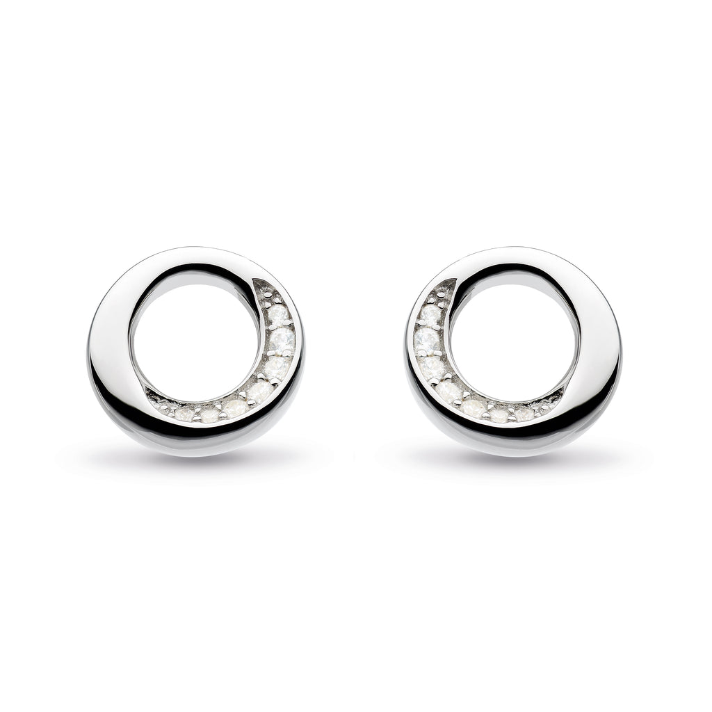 Kit Heath Bevel Cirque PAVE CZ Stud Earrings