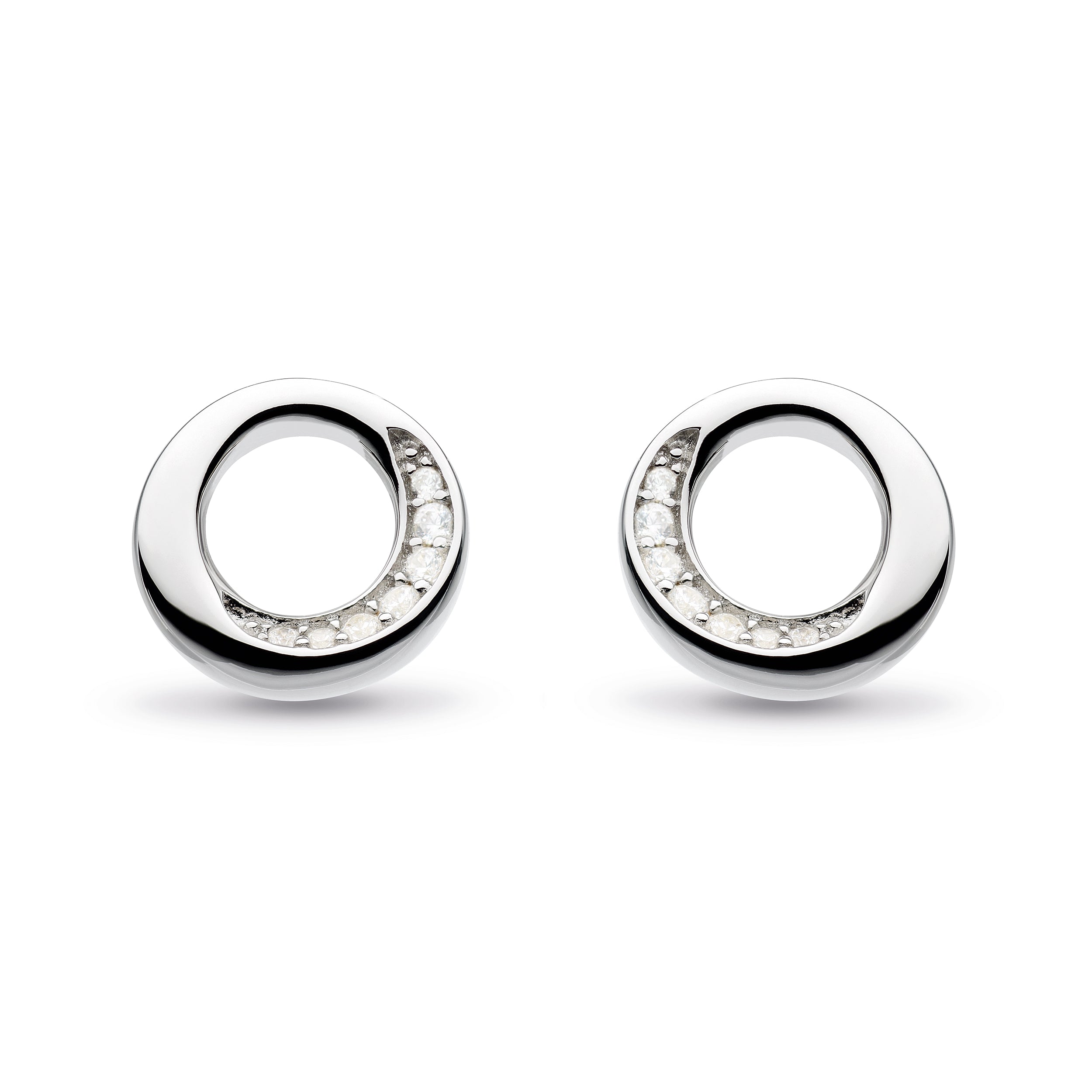 Kit Heath Bevel Cirque PAVE CZ Stud Earrings