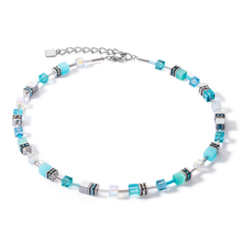 Load image into Gallery viewer, GeoCUBE® Iconic Joyful Colours necklace turquoise
