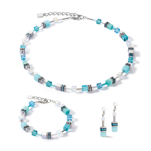 GeoCUBE® Iconic Joyful Colours necklace turquoise