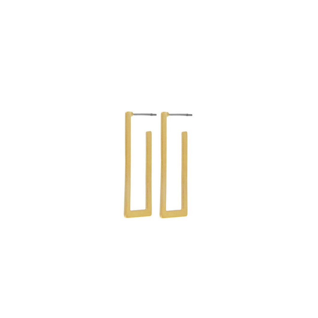 THEIA OPEN SQUARE EARRING RHODIUM/gold PLATING (pg 5)