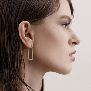 THEIA OPEN SQUARE EARRING RHODIUM/gold PLATING (pg 5)