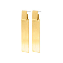 Load image into Gallery viewer, VANITY CONSTRUCT RECTANGLE EARRINGS (PG10)
