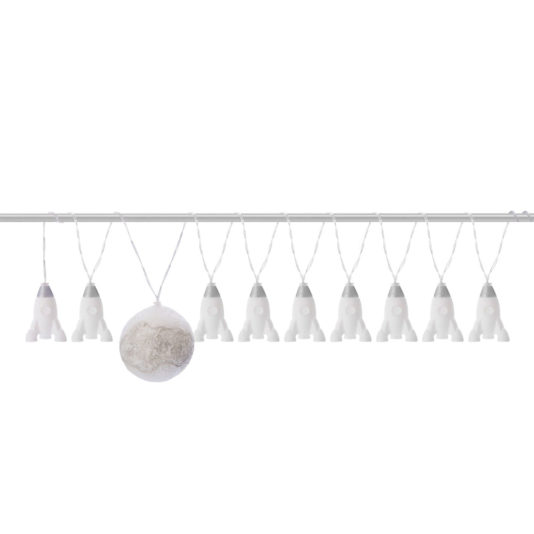 DHINK DHINK ROCKETS AND MOON LED STRING LIGHTS