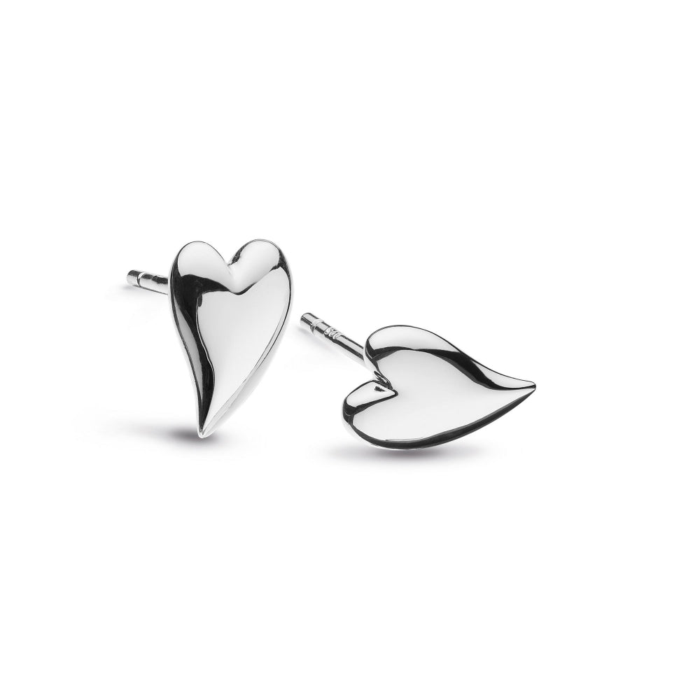 Kit Heath Desire Kiss Mini Heart Stud Earrings