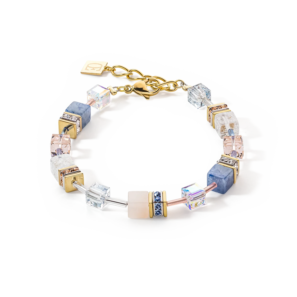 GeoCUBE® Iconic Precious bracelet light blue