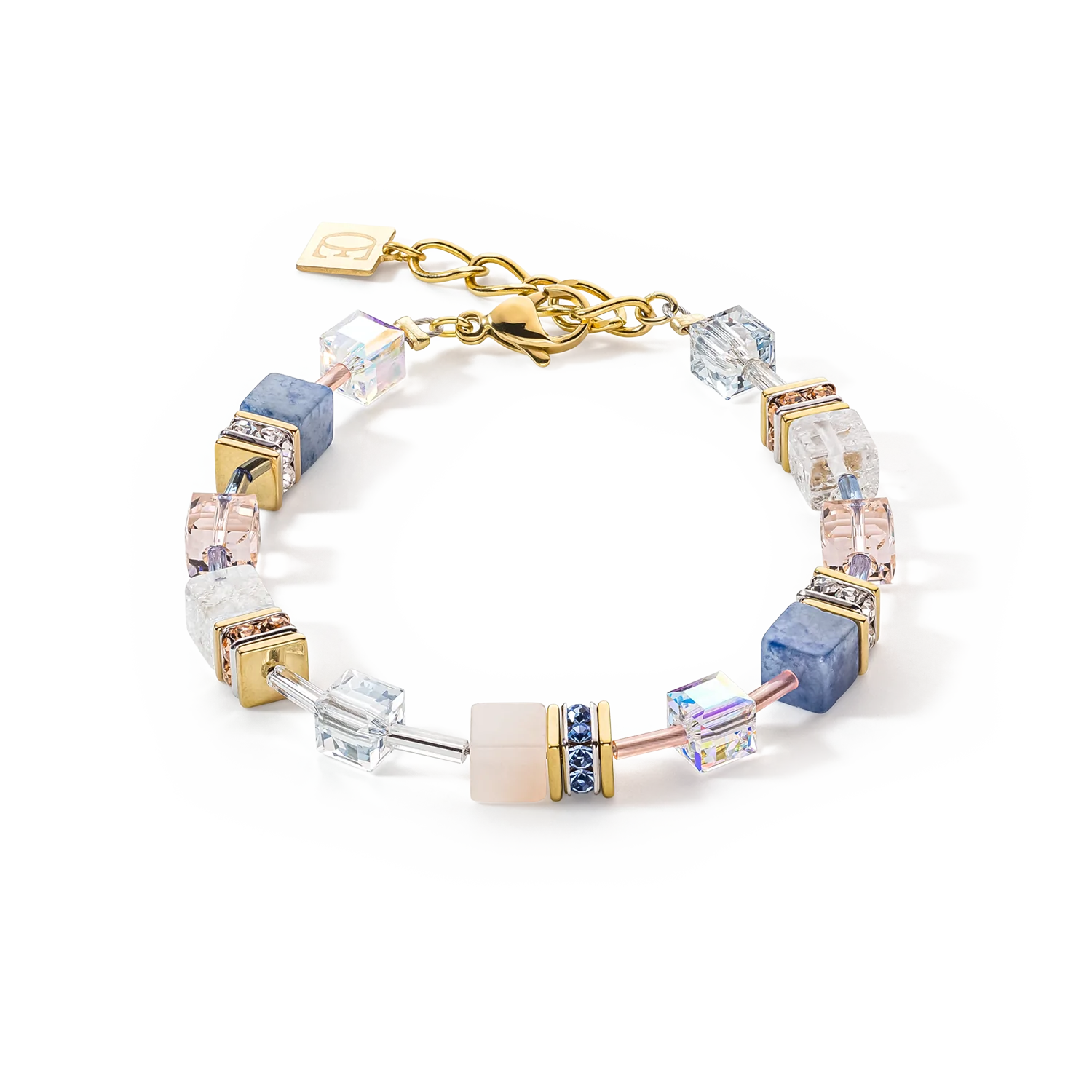 GeoCUBE® Iconic Precious bracelet light blue
