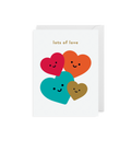 Lots of love - mini greeting card