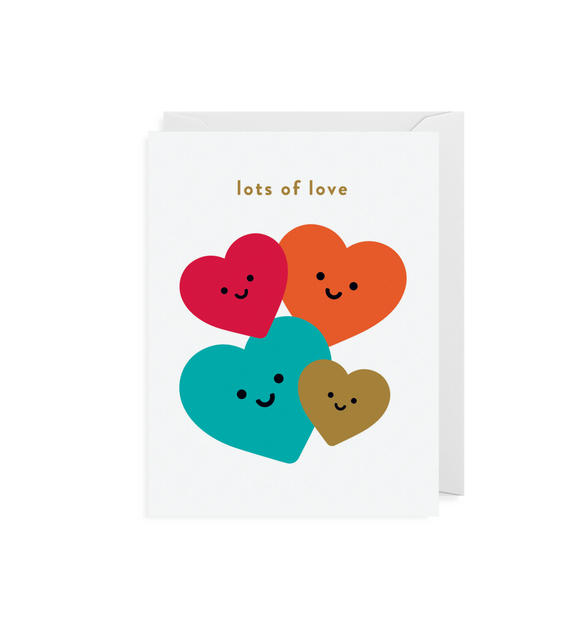 Lots of love - mini greeting card