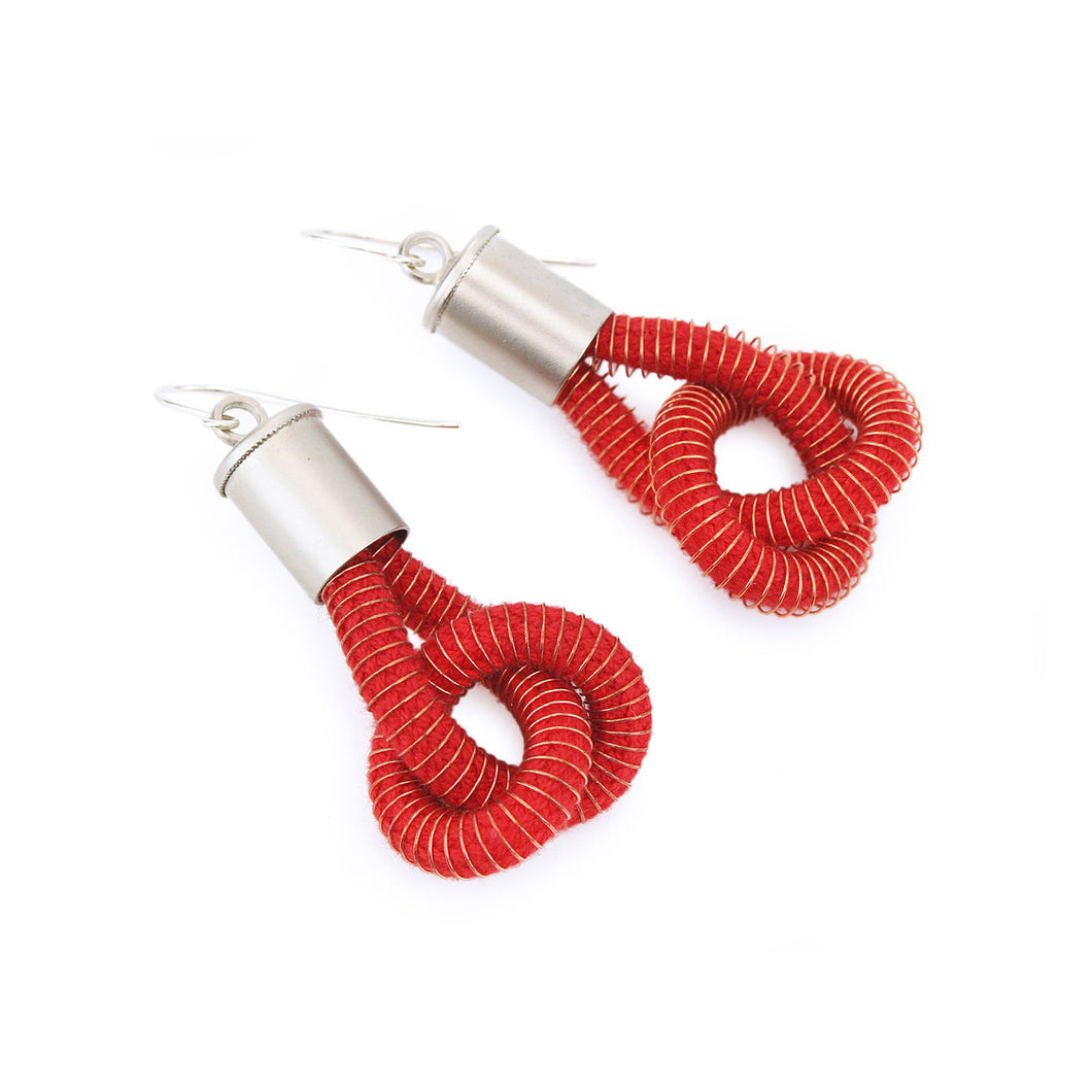 Anna Earrings Red