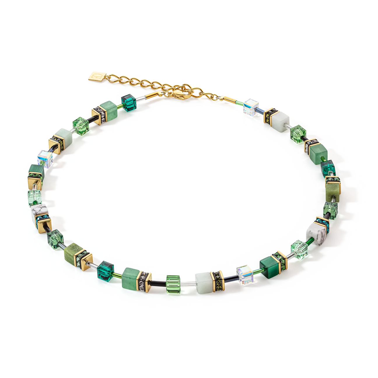 GeoCUBE® Iconic Precious necklace green