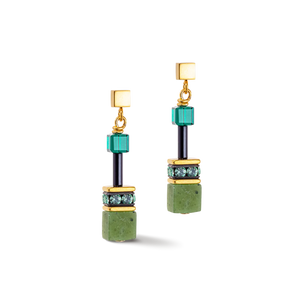 GeoCUBE® Iconic Precious earrings green
