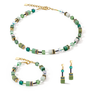 GeoCUBE® Iconic Precious earrings green
