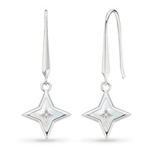Load image into Gallery viewer, Kit Heath Empire Astoria  Glitz Mother of Pearl &amp; CZ Star Drop Earrings
