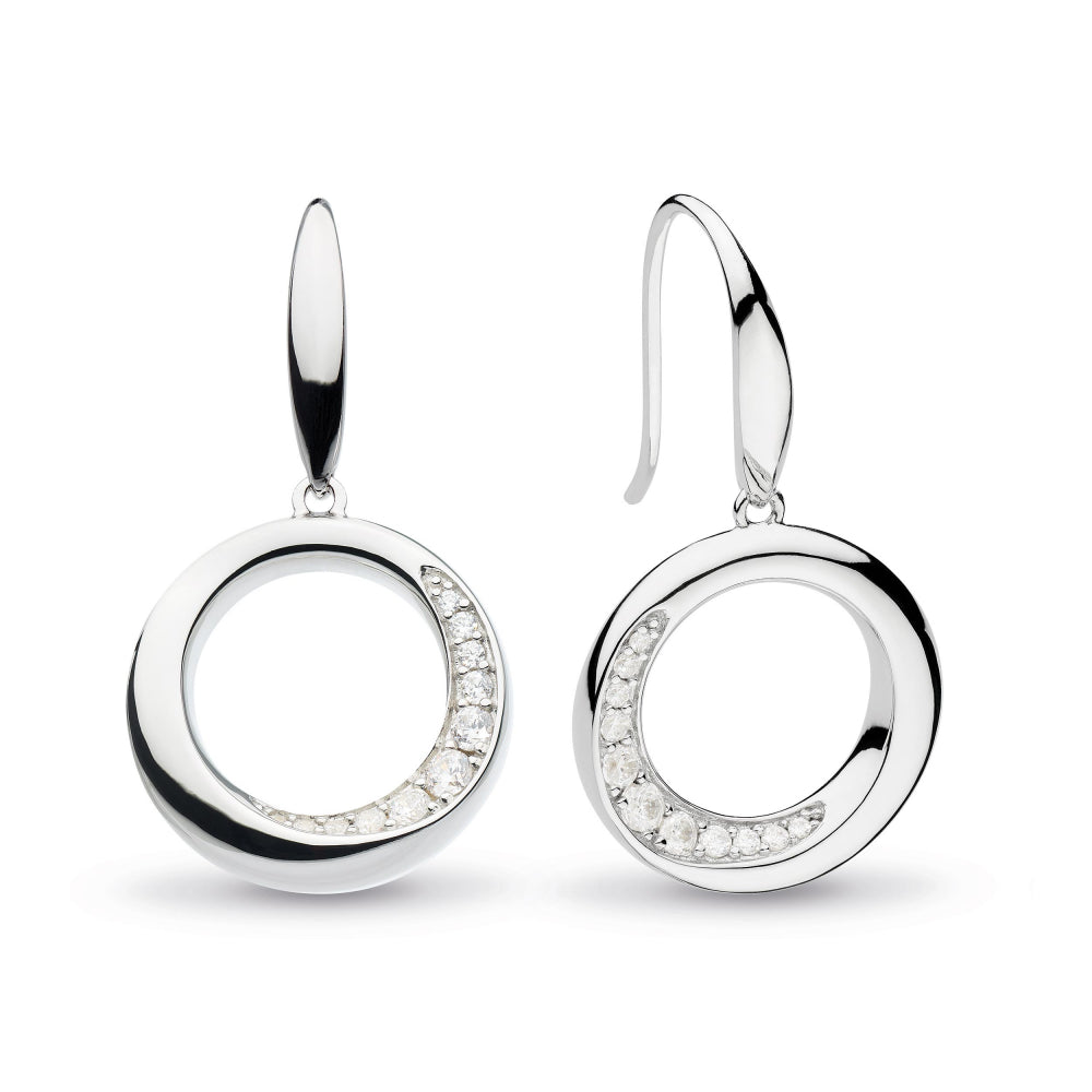 Kit Heath Bevel Cirque cz Drop Earrings