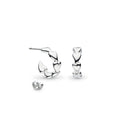 Kit Heath Desire Kiss Linking Hearts Mini Hoop Earrings