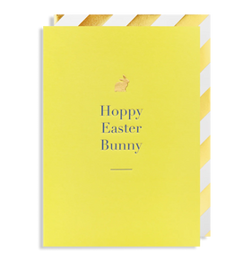 Hoppy Easter Bunny greeting card