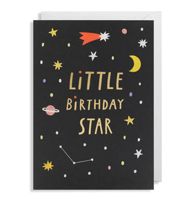 Little Birthday Star greeting card