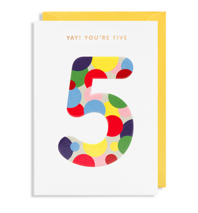 LD gift cards Birthday - Age cards- 1 to 9