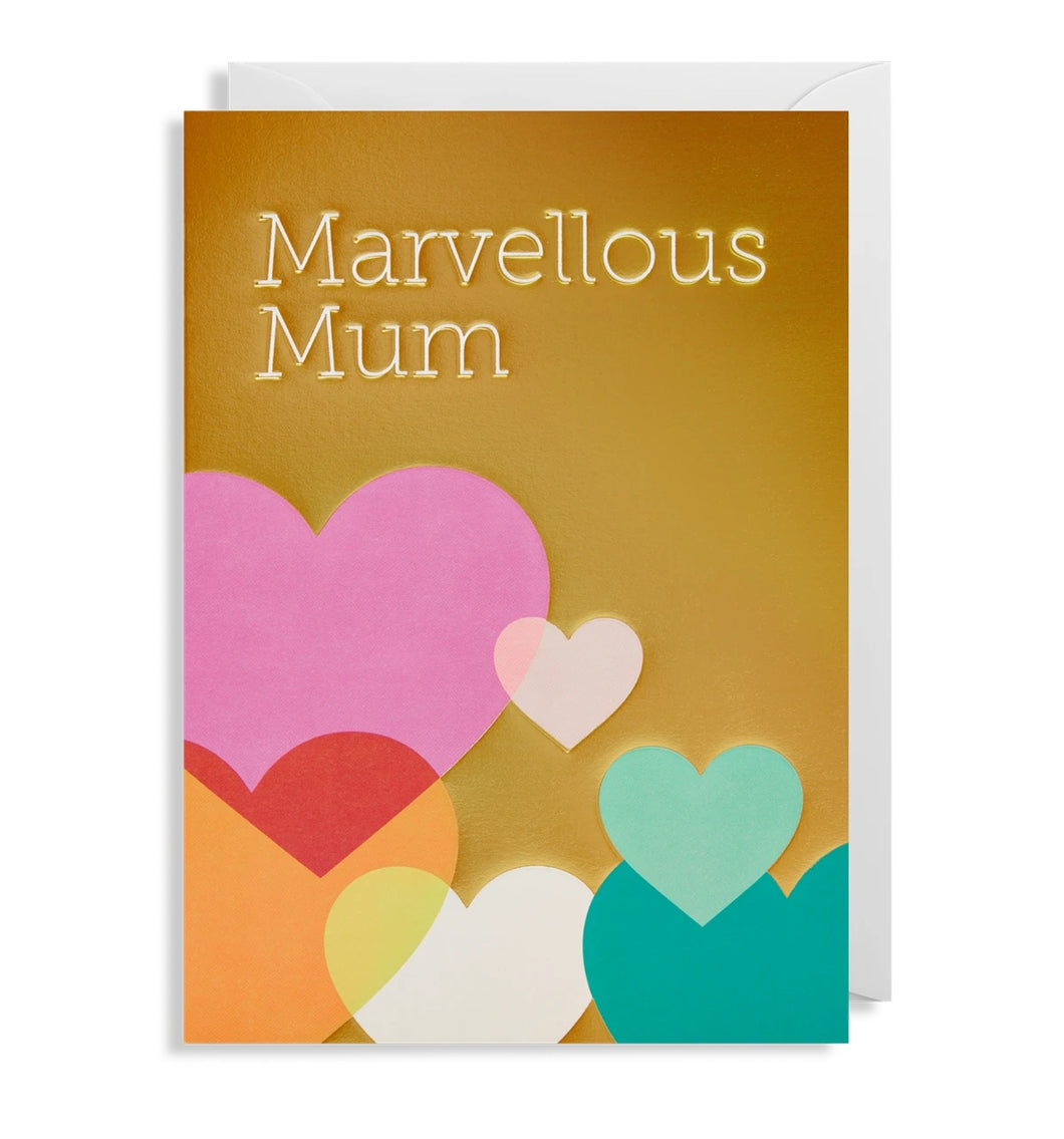 Marvellous Mum greeting card