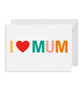I love  Mum  card