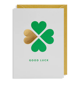 Good Luck greeting card