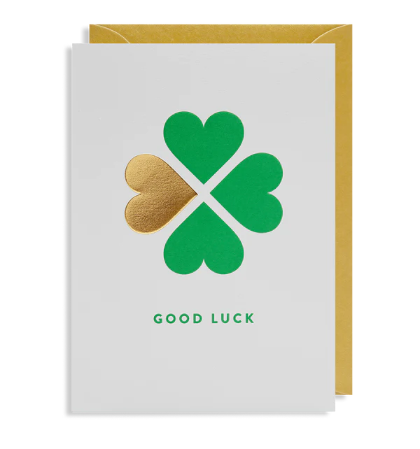 Good Luck greeting card