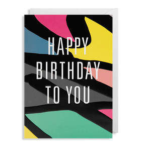 Happy Birthday To You greeting card