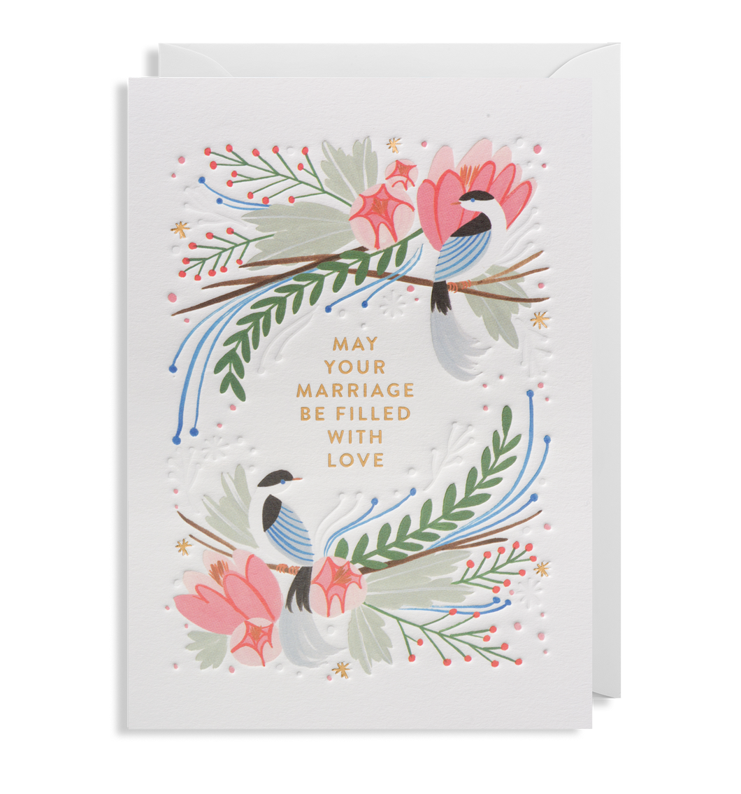 May Your Marriage Be Filled With Love greeting card