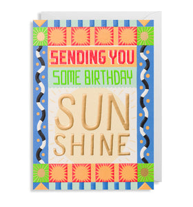 Sending You Some Birthday Sunshine greeting card