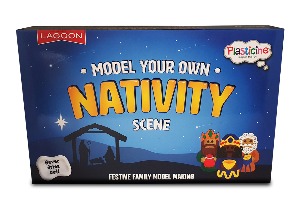 Plasticine nativity scene