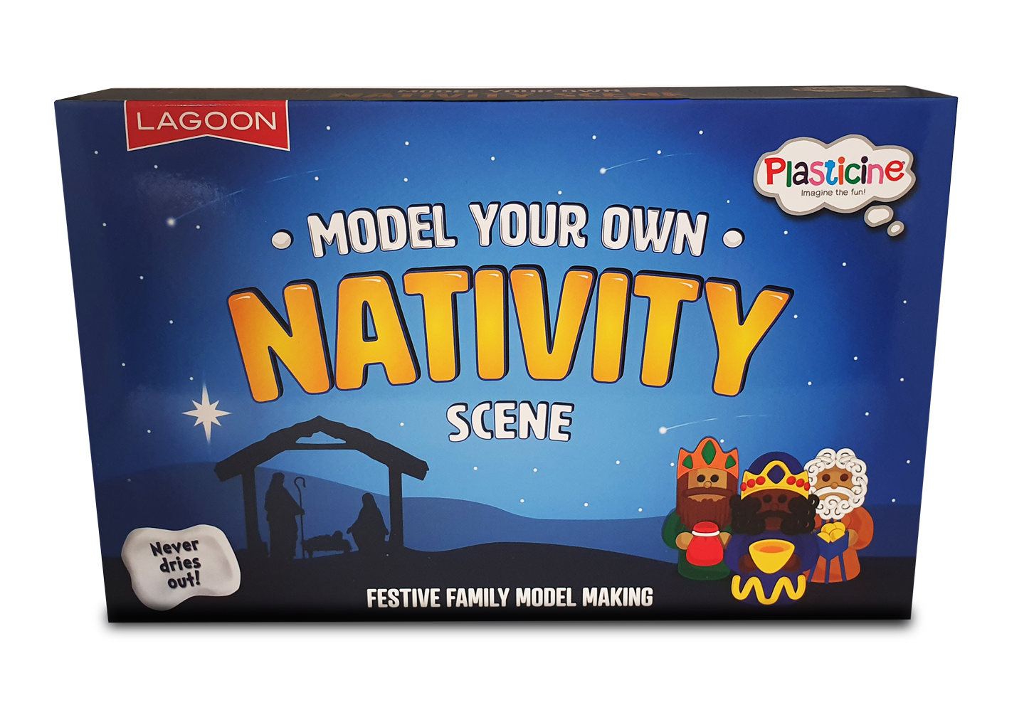 Plasticine nativity scene