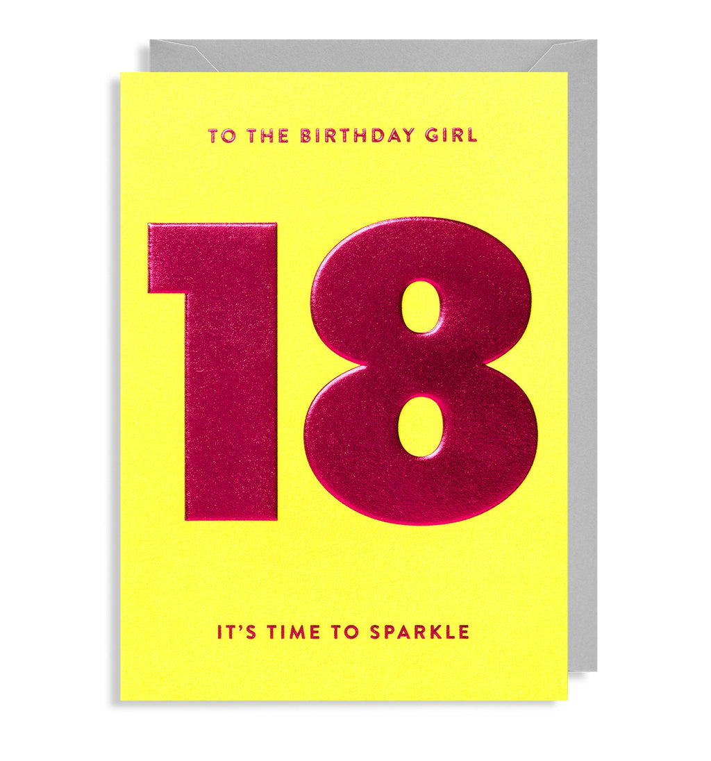 LD Adult Birthday Age Cards - 18 to 80