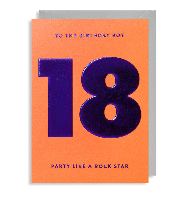 LD Adult Birthday Age Cards - 18 to 80