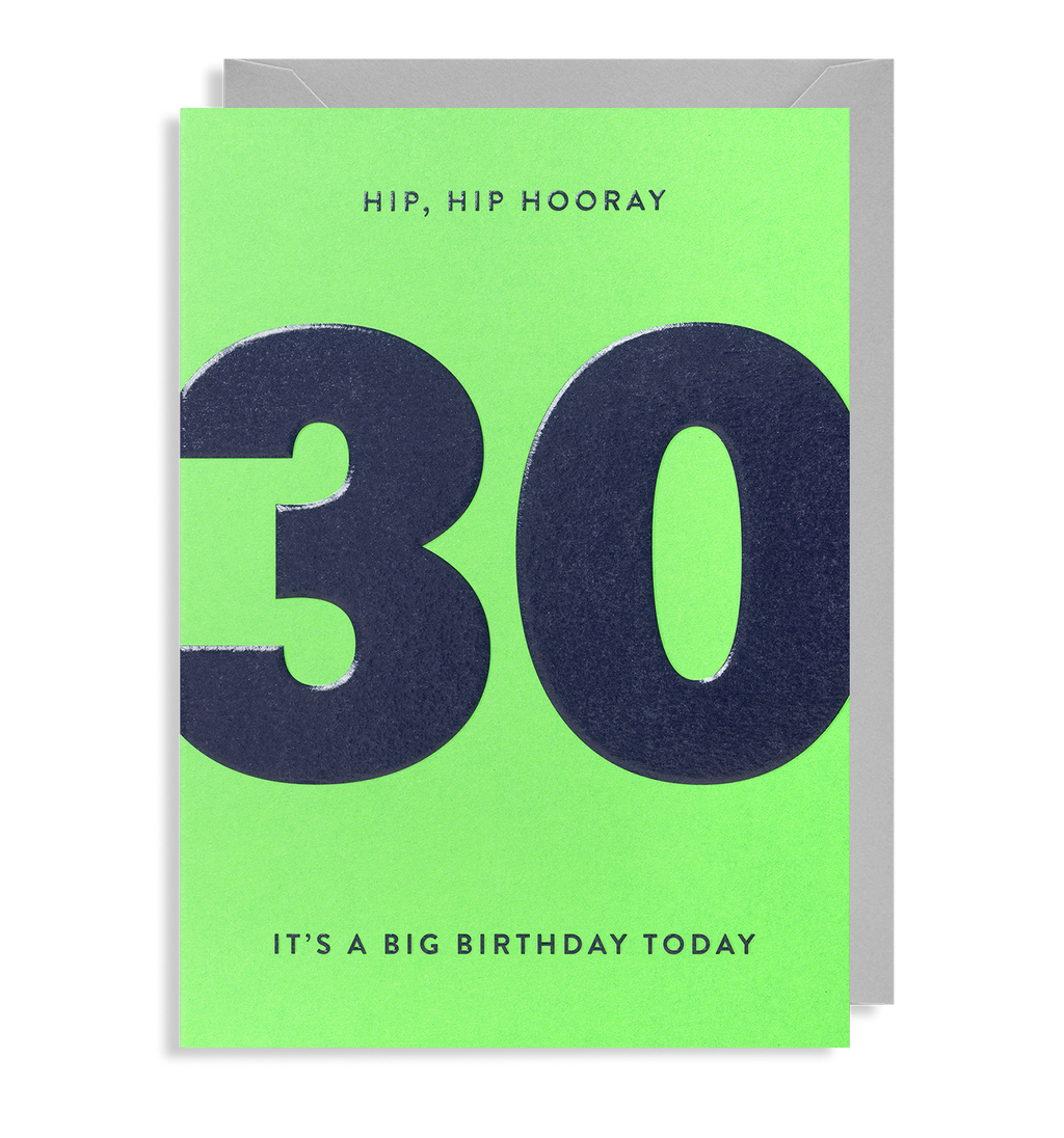 LD Adult Birthday Age Cards - 18 to 80