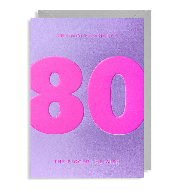 LD Adult Birthday Age Cards - 18 to 80