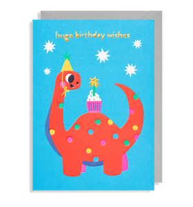 Huge Birthday Wishes greeting card