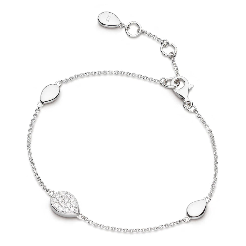 KH Coast Pebble Glisten Pavé CZ Bracelet