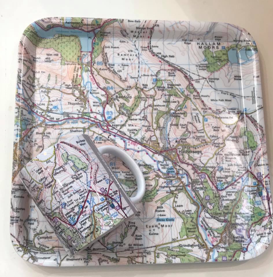 Sheffield map 11oz ceramic mug - 3 designs available