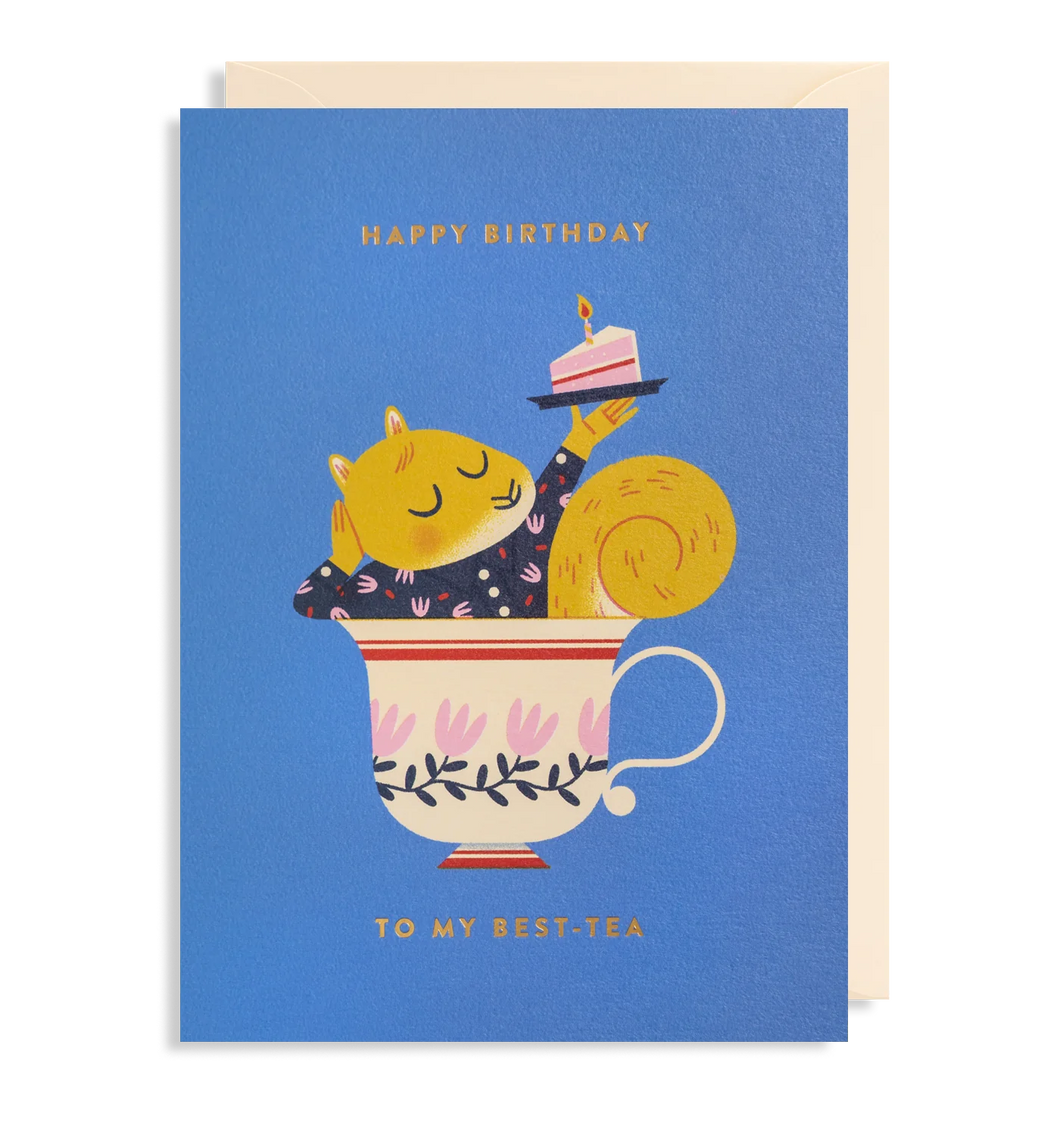 To My Best-Tea greeting card