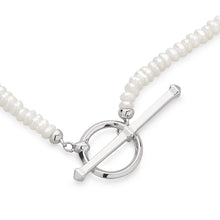 Load image into Gallery viewer, Revival Astoria Pearl Strand T-bar Necklace
