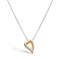 Kit Heath Desire Love Story Gold Heart Necklace