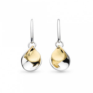 Kit Heath Blossom Enchanted Petal Golden Drop Earrings